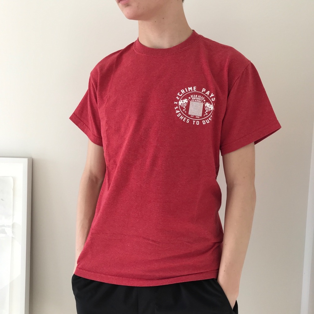 BEANHEAD RED T SHIRT